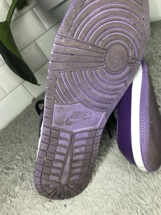 stylowe skórzane wysokie trampki nike jordan