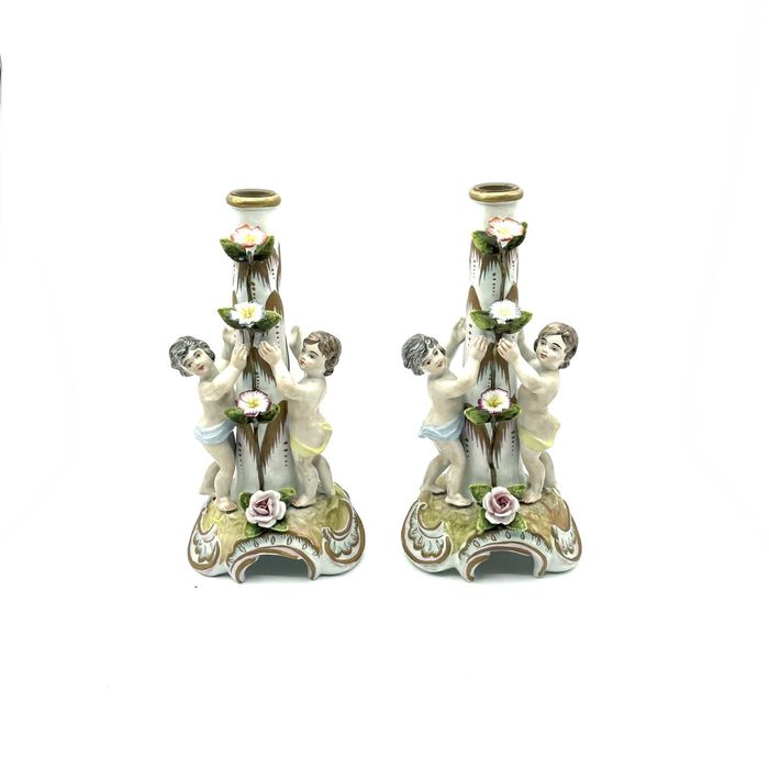 Casticais querubins Meissen