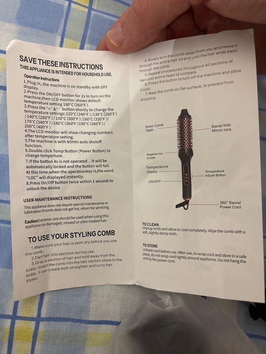 Hair Styling Comb