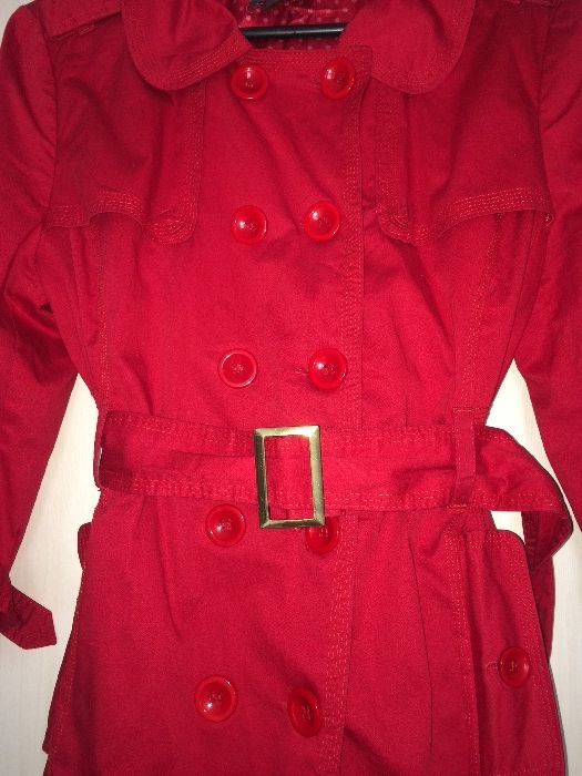 Płaszcz czerwony forever 21 /M