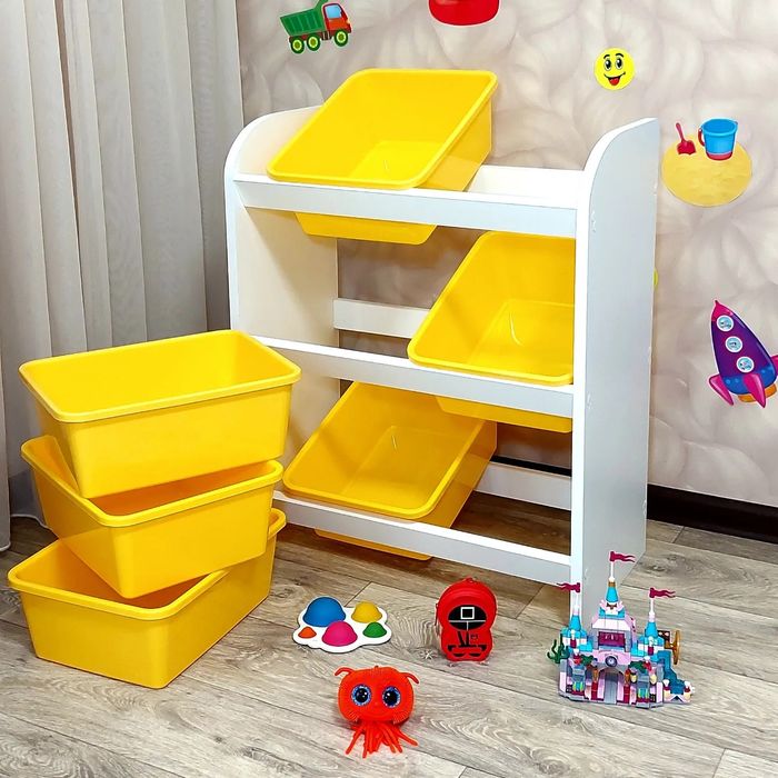 ‼️Для ІГРАШОК‼️ Стелаж полка Комод  для іграшок Органайзер для іграшок