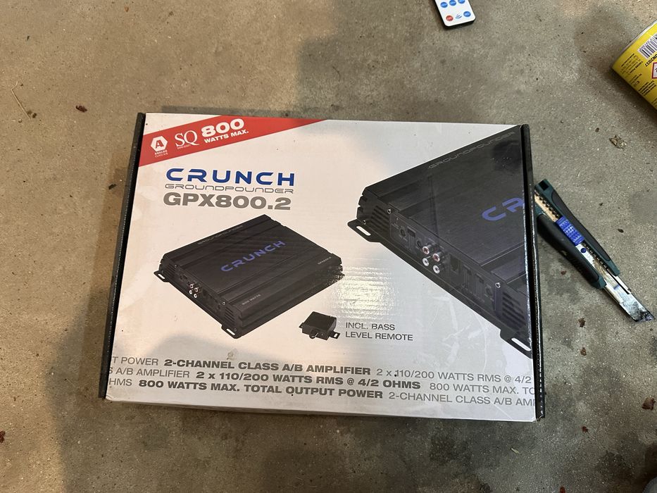 wzmacniacz crunch gpx500.2