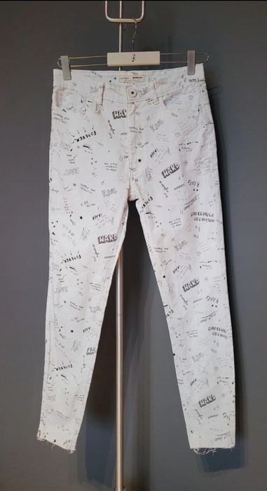 Stradivarius skinny print r. 36 BDB