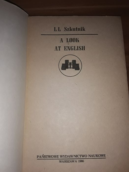 A look at English Szkutnik nauka języka angielskiego