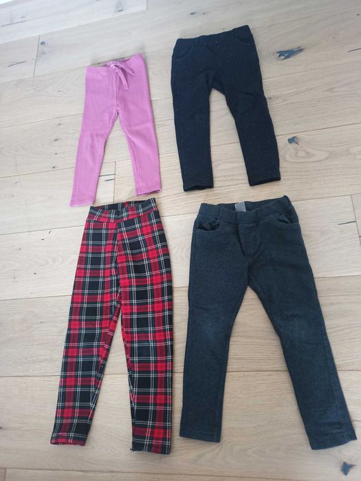 Ciepłe spodnie, legginsy, rozmiar 98-104