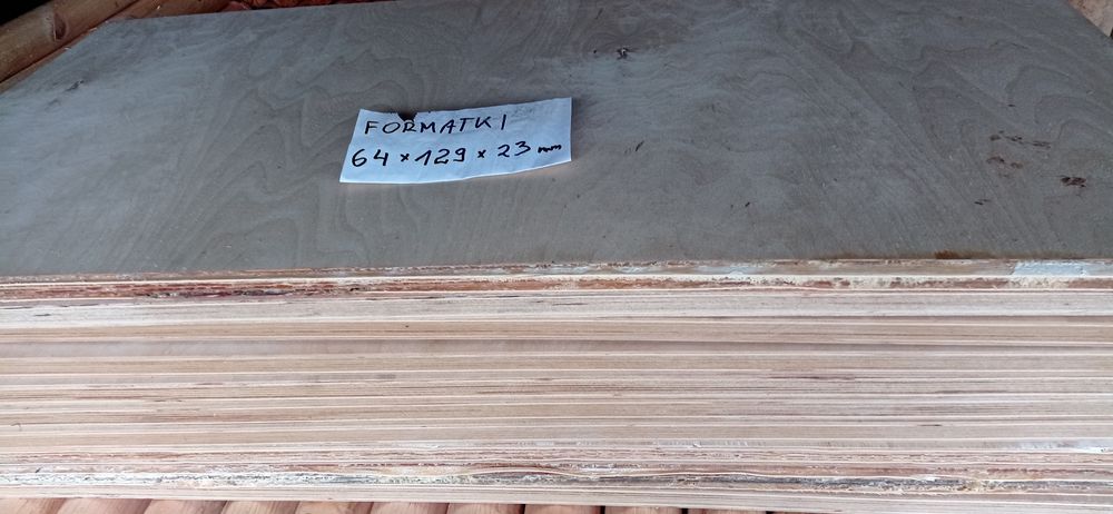 Sklejka formatki 23mm grubość