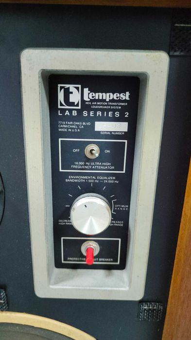 ESS tempest LAB seria 1 - kolumny HI FI - Vintage -70s. - 2 szt