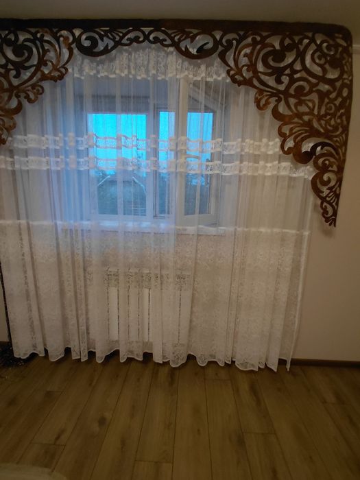 тьль біла жакардова основа