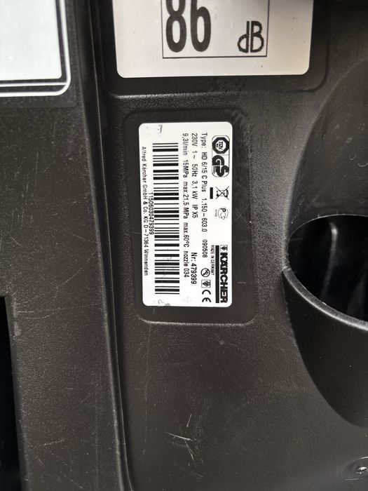 Profesjonalna Myjka Karcher HD 6/15 C Plus 160Bar/230V/600Lh
