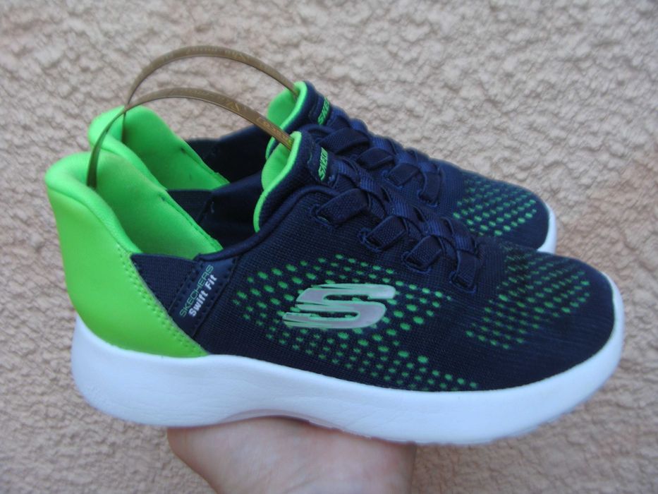 30/19 см Skechers  кроссовки крутые на резинках 2024 год оригинал