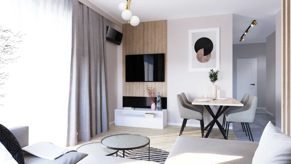 Śliczne, słoneczne mieszkanie 3 pokoje 55,83 m² ul. Przewóz Kraków - Widok 2