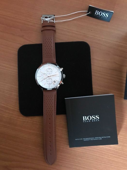 Relógio Hugo Boss Castanho & Branco