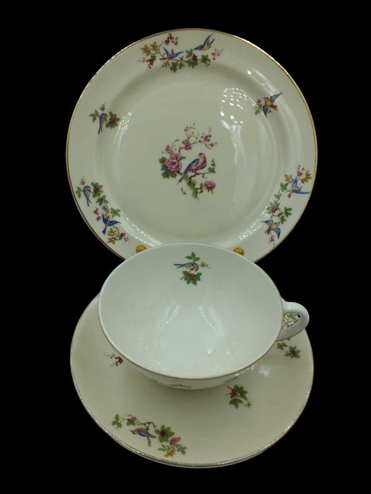 Trio porcelanowe König.pr. Tettau b110473