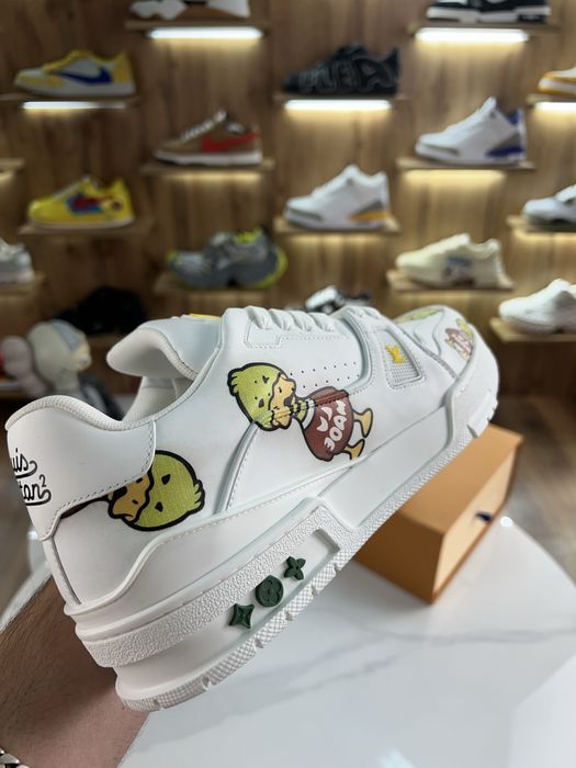Кросівки Снікерси Louis Vuitton Lv x Human Made White