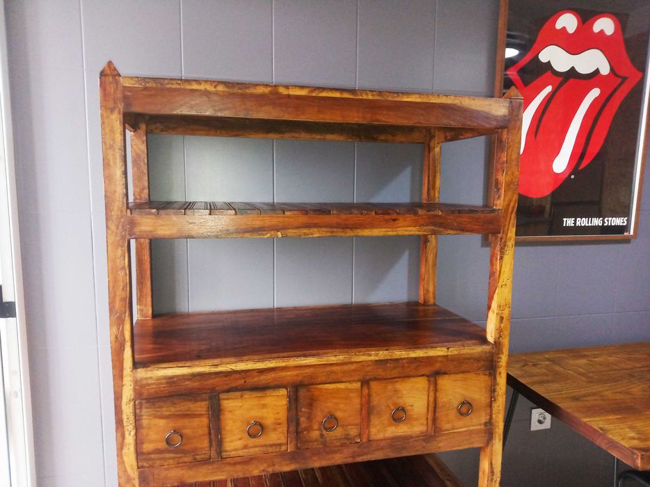 Móvel Mexicano Antigo- Madeira Maciça