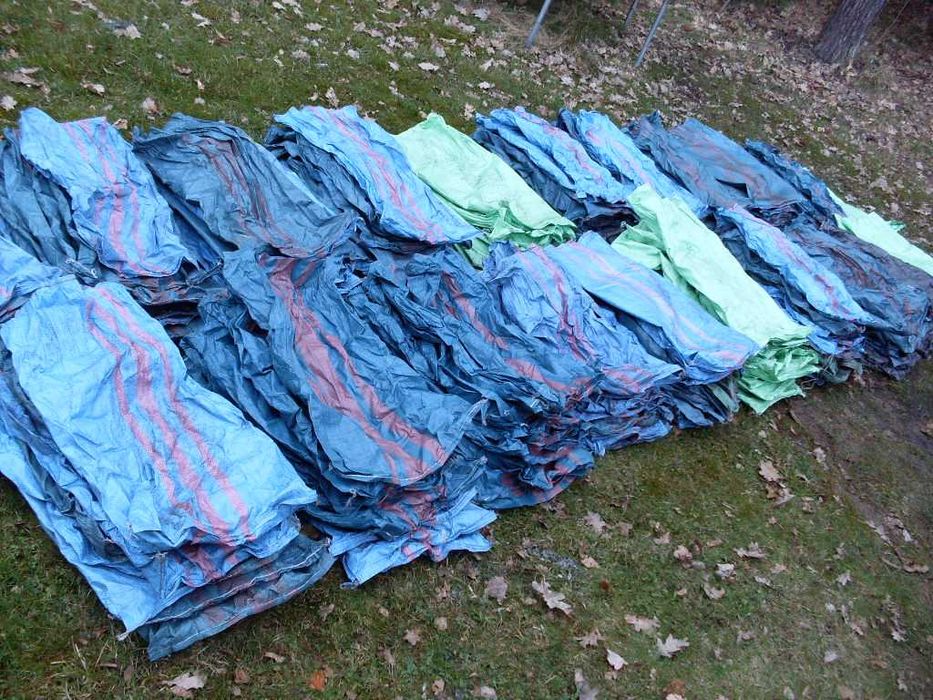 Worki na węgiel, eko-groszek , piasek mocne 30kg  polipropylenowe