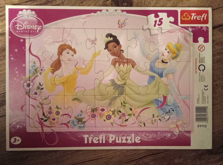 Puzzle ramkowe Disney Princess Trefl