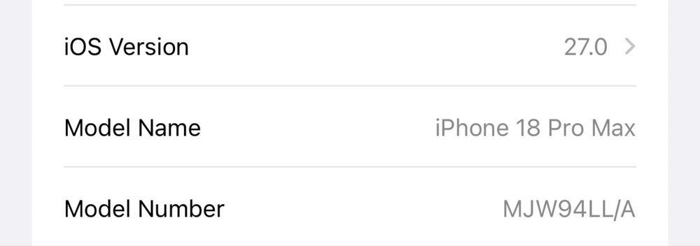 Iphone 18 Pro Max 512GB