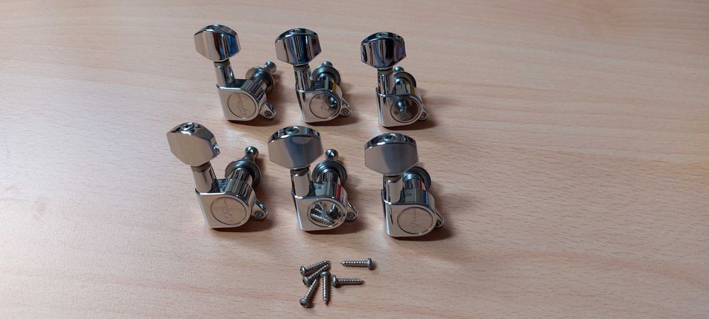 Carrilhões B.C. Rich - Afinadores guitarra eléctrica 6L