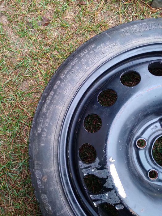 Koło zapasowe dojazdowe do opla 16