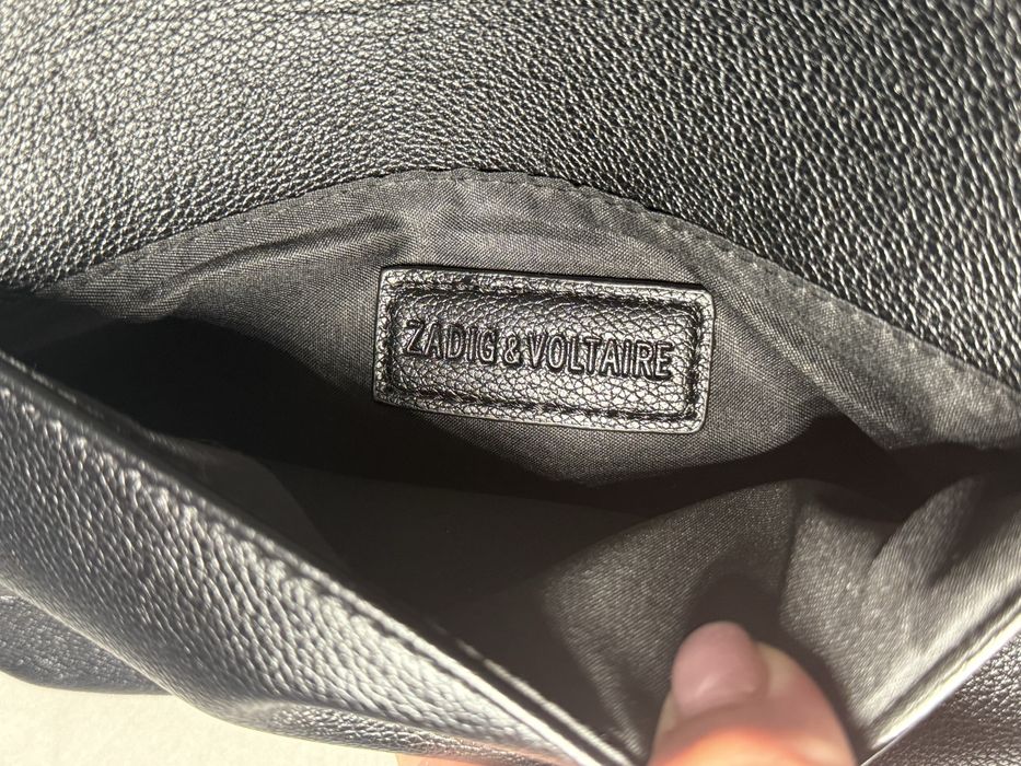 Сумка клатч zadig&voltaire клатч rock чорна