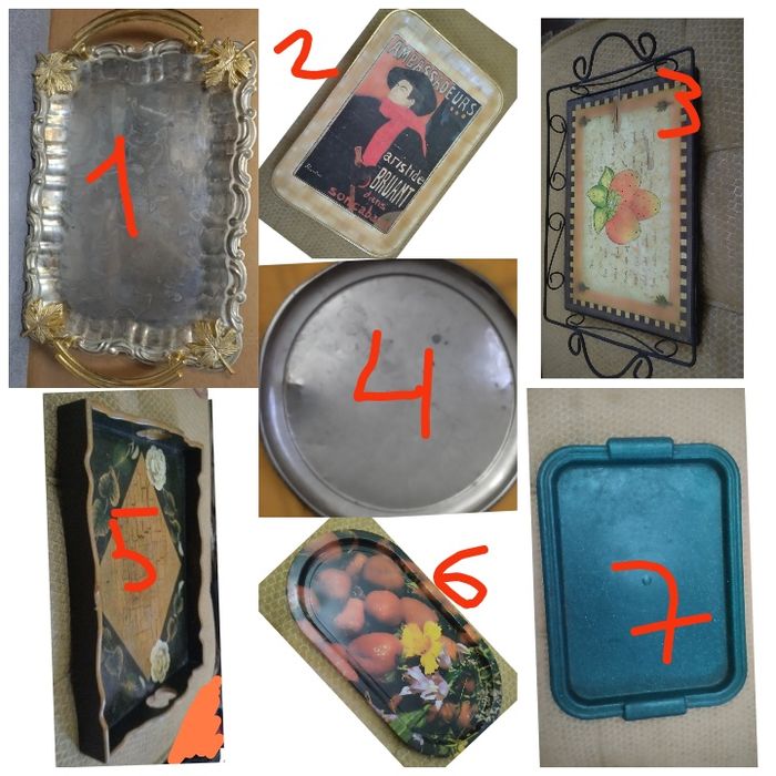 Подносы для кухни, гостиной и интерьера