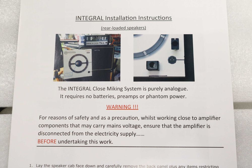 Mikrofon gitarowy Samsystem Integral