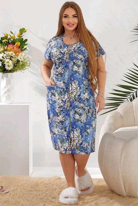 Женский летний халат  52 , 54 , 56 , 58, 60 рр.