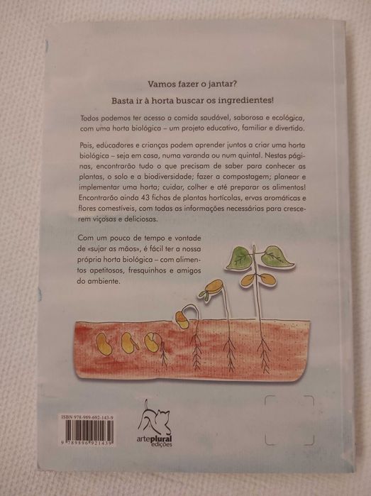 Livro A minha horta é biológica