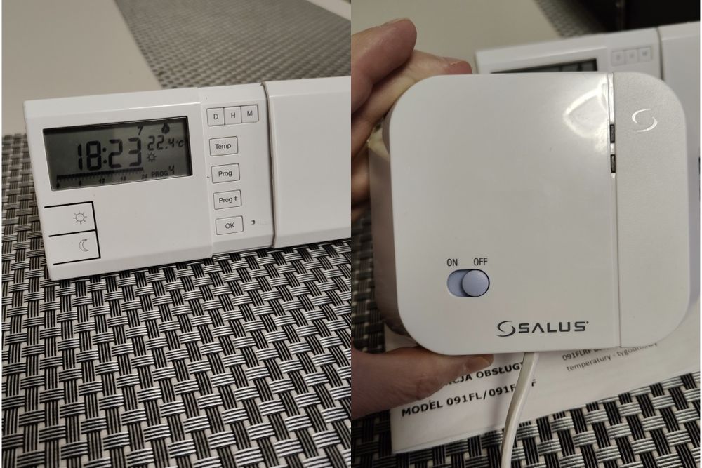Sterownik C. O. Salus bezprzewodowy regulator temperatury