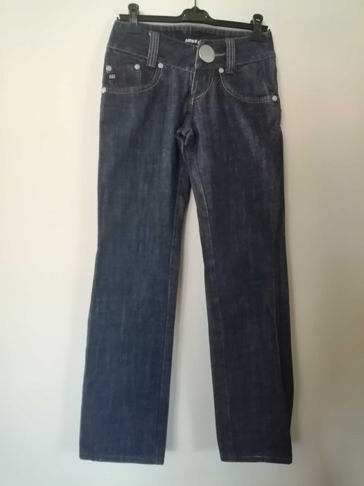 Spodnie dżinsy proste nogawki S Miss Sixty