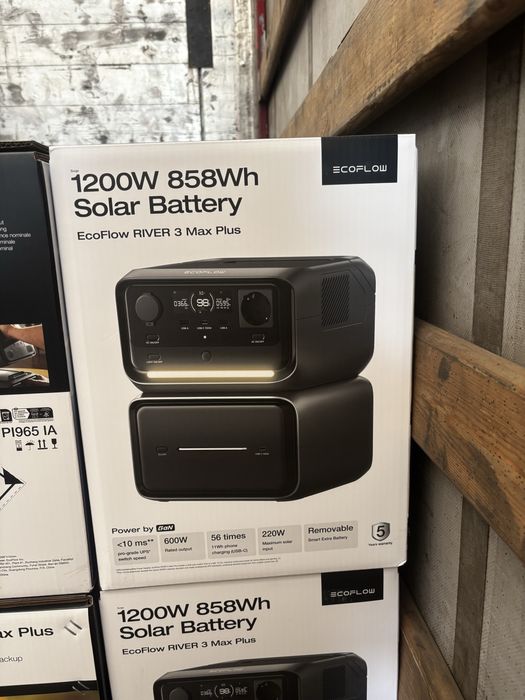 1200W 858Wh Solar Battery EcoFlow RIVER 3 Max Plus