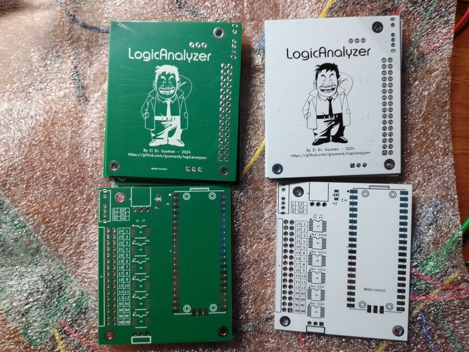 Плати для збірки логічного аналізатора 400MHz