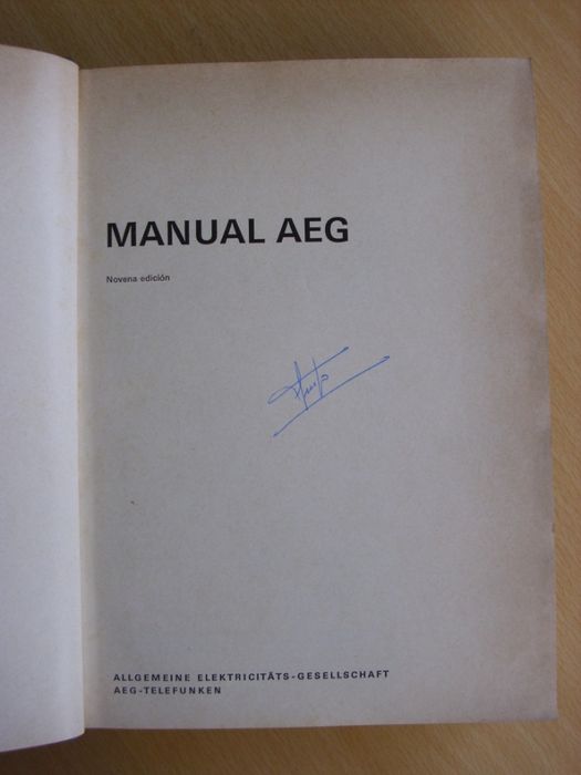 Raro - Manual AEG - 1967