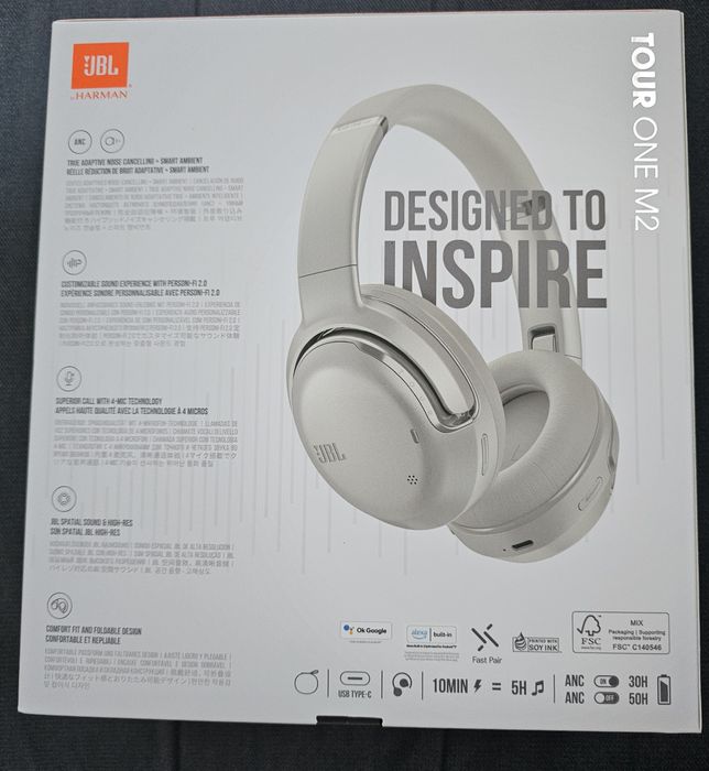 Nowe Słuchawki JBL TOUR ONE M2 nauszne JBLTOURONEM2CPG