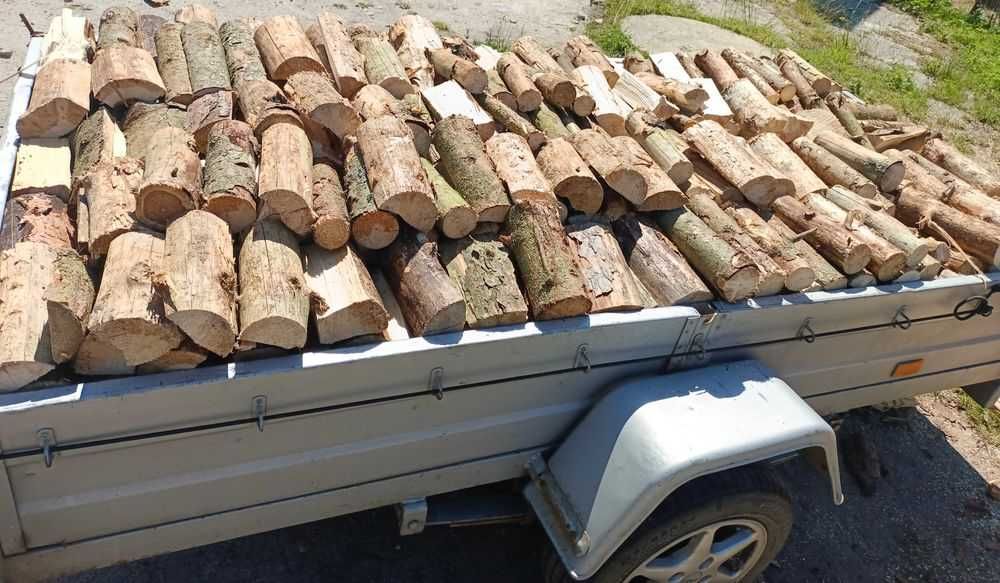 Drewno pocięte połupane drzewo suche iglaste liściaste Cena za przycze