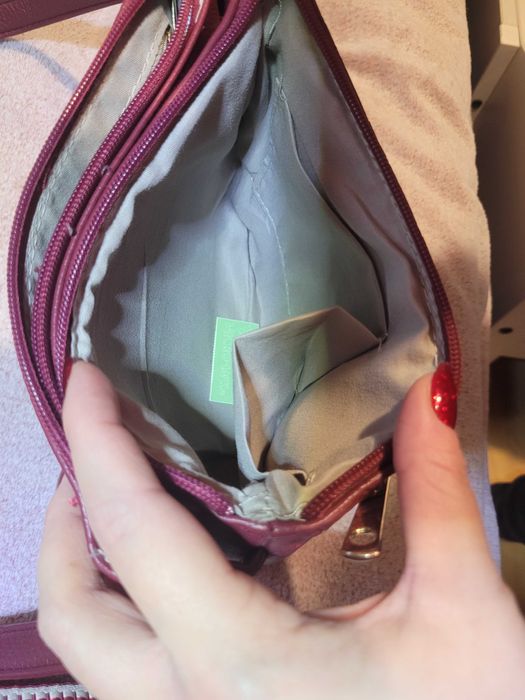 Torebka bordowa na ramię