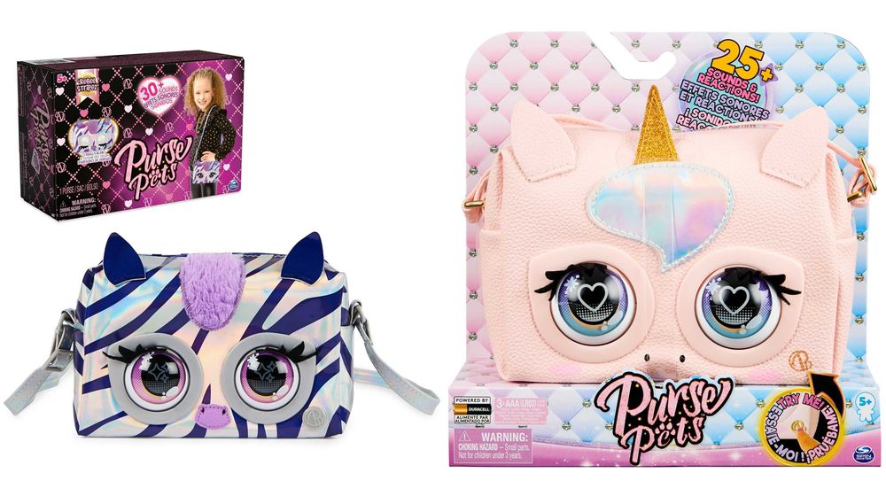 Інтерактивна сумочка Пурсе Петс Зебра Гламурний Єдиноріг Purse Pets
