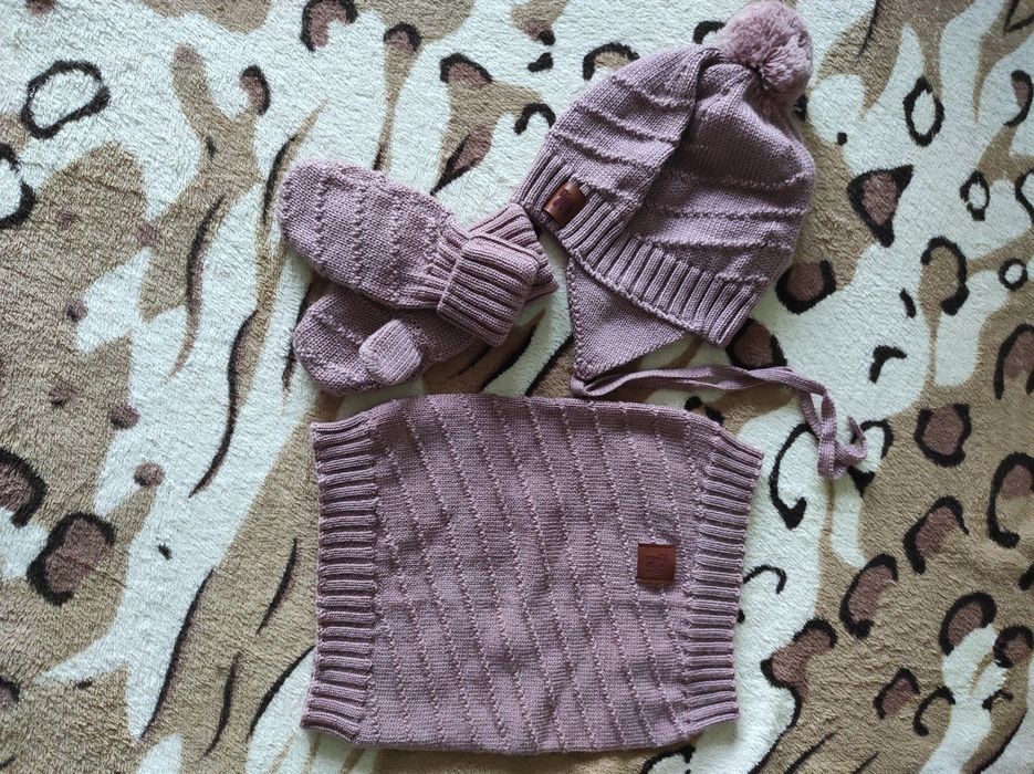 Czapka niemowlęca merino r. 68/74