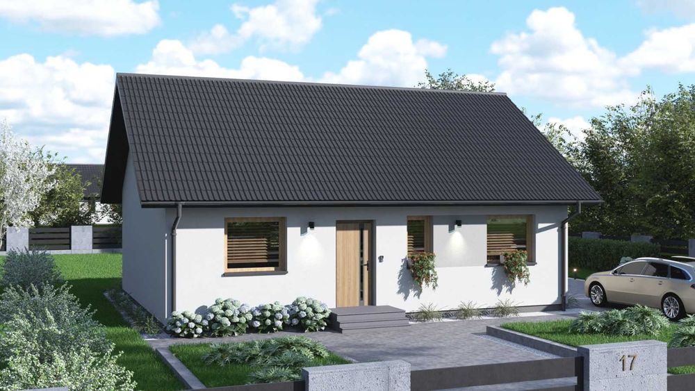 Dom o powierzchni 127m2 z fundamentem za 324000 zł