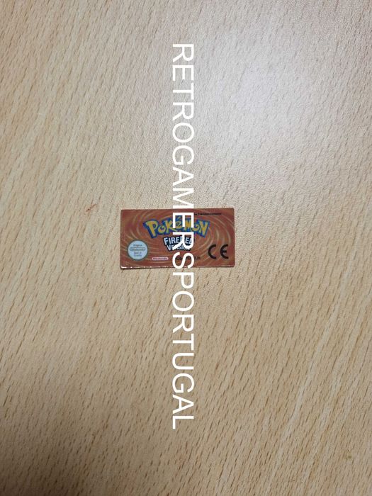 Label de reposição Pokemon FireRed