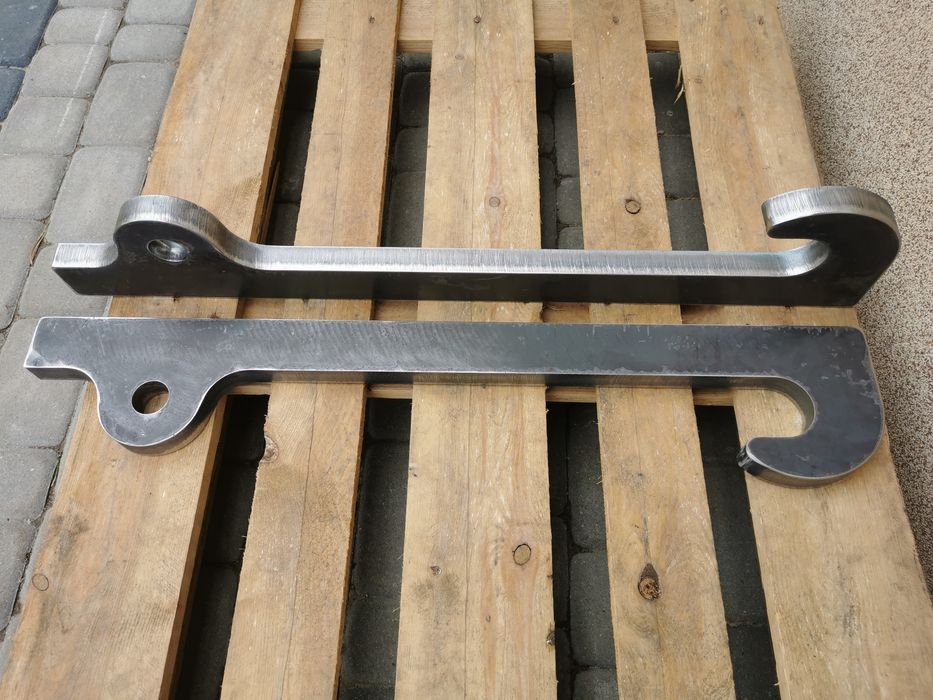 Haki ładowarka JCB 30mm grubości, zaczep łyżka adapter przejściówka,