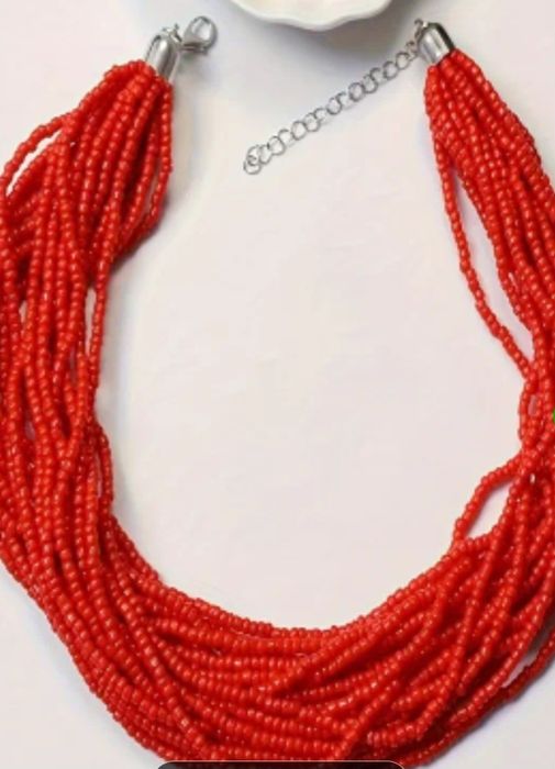 Продам намисто,червоні буси, червоне намисто