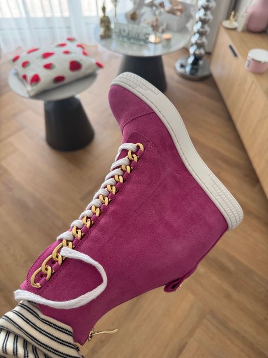 Sneakersy skóra naturalna