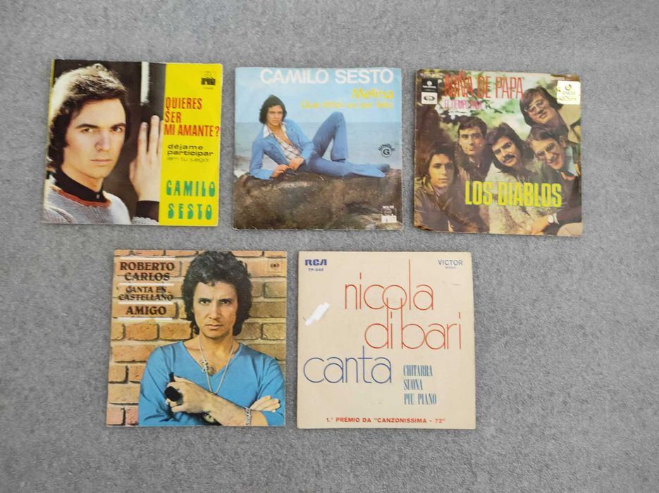 Vinil música italiana, espanhola e brasileira