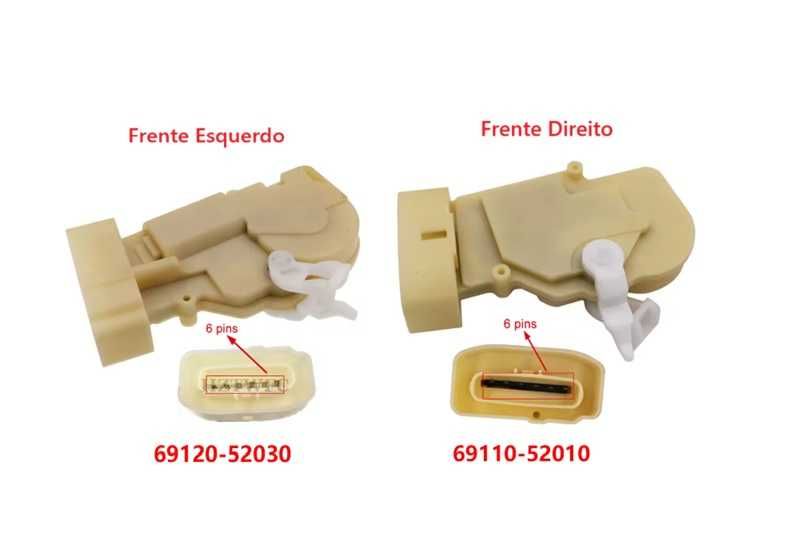 Atuador Pistola Mecanismo Fecho porta Toyota Yaris Verso Novo