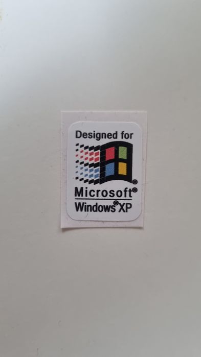 Naklejka Windows XP biała