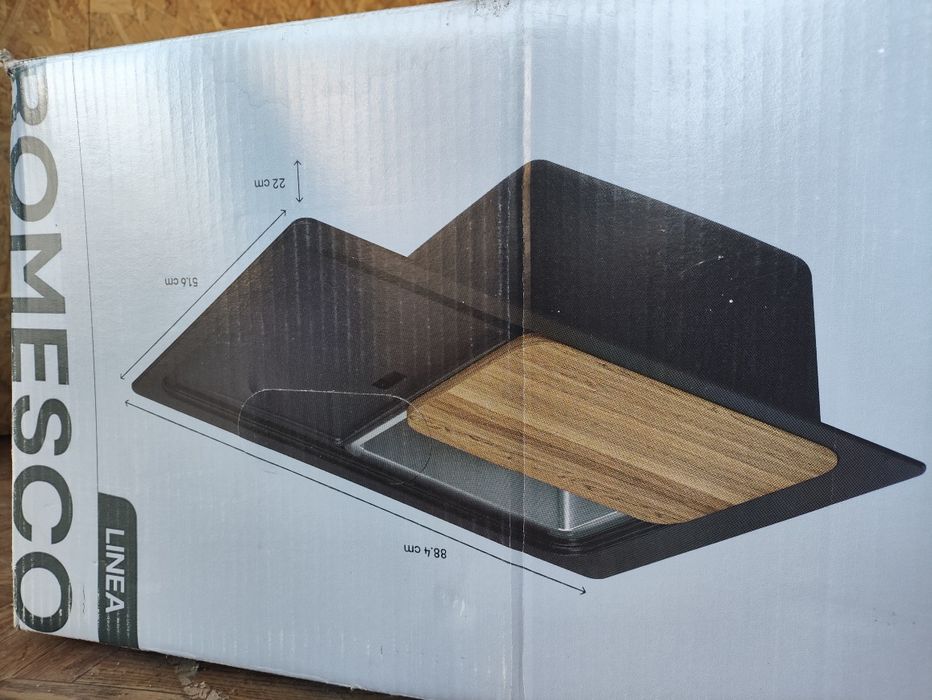 Zlewozmywak z dużą komorą  Romesco