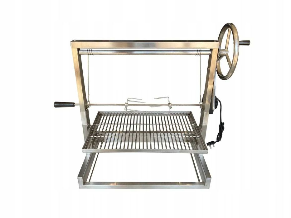 Grill Argentyński Palenisko do Zabudowy 100% Nierdzewny Solidny BBQ