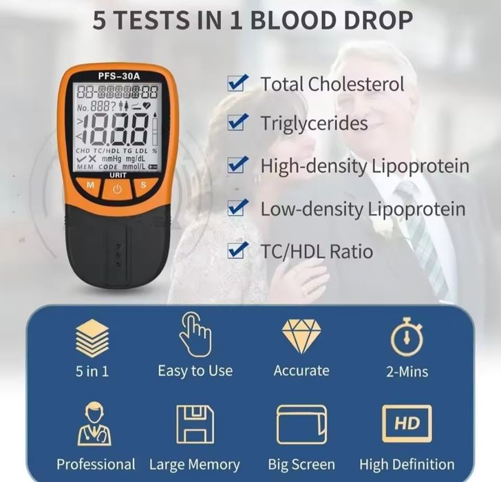 Аналізатор PFS-30A ліпідів (холестерину) в крові